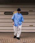 画像2: COOTIE PRODUCTIONS/120/2 Broad S/S Shirt（Saxe）［ブロードシャツ-24春夏］ (2)