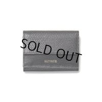 WACKO MARIA/SPEAK EASY / EMBOSS LEATHER MINI WALLET（LIZARD）［ミニウォレット-24春夏］