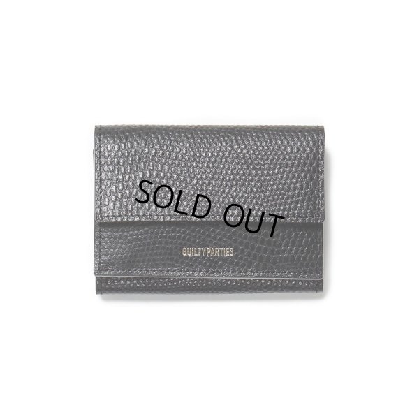 画像1: WACKO MARIA/SPEAK EASY / EMBOSS LEATHER MINI WALLET（LIZARD）［ミニウォレット-24春夏］