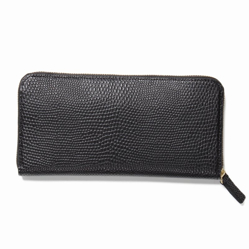 画像2: WACKO MARIA/SPEAK EASY / EMBOSS LEATHER ROUND ZIP LONG WALLET（LIZARD）［ラウンドジップロングウォレット-24春夏］