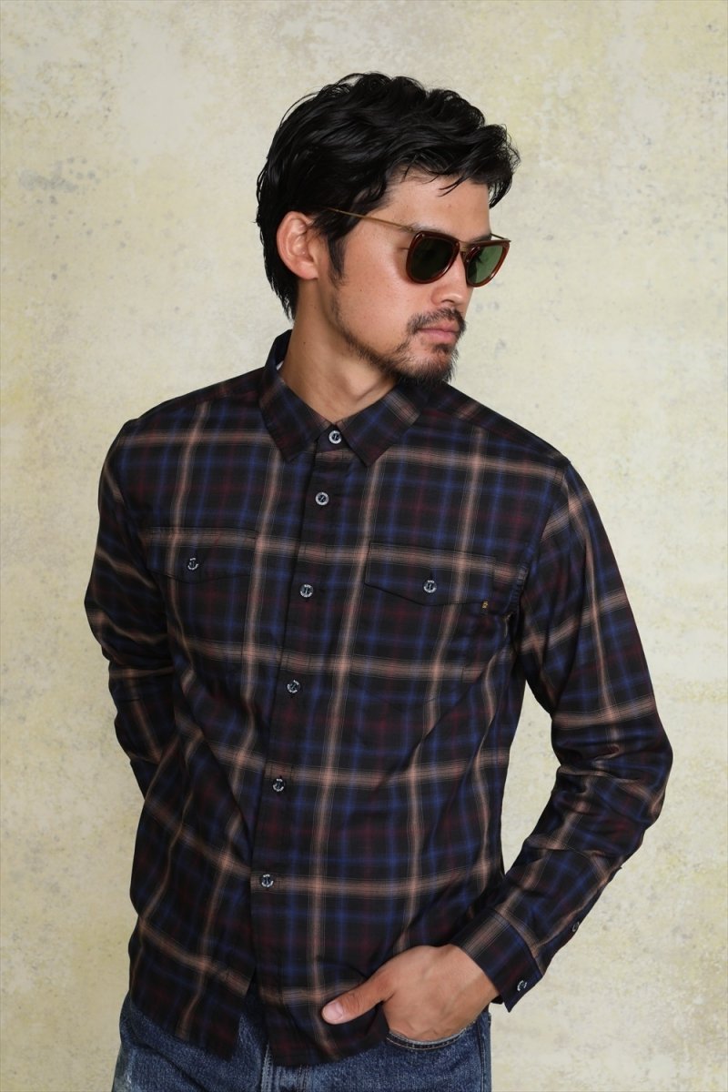 画像3: 【30%OFF】RATS/OMBRE CHECK SHIRT（BLACK CHECK）［オンブレチェックシャツ-24春夏］