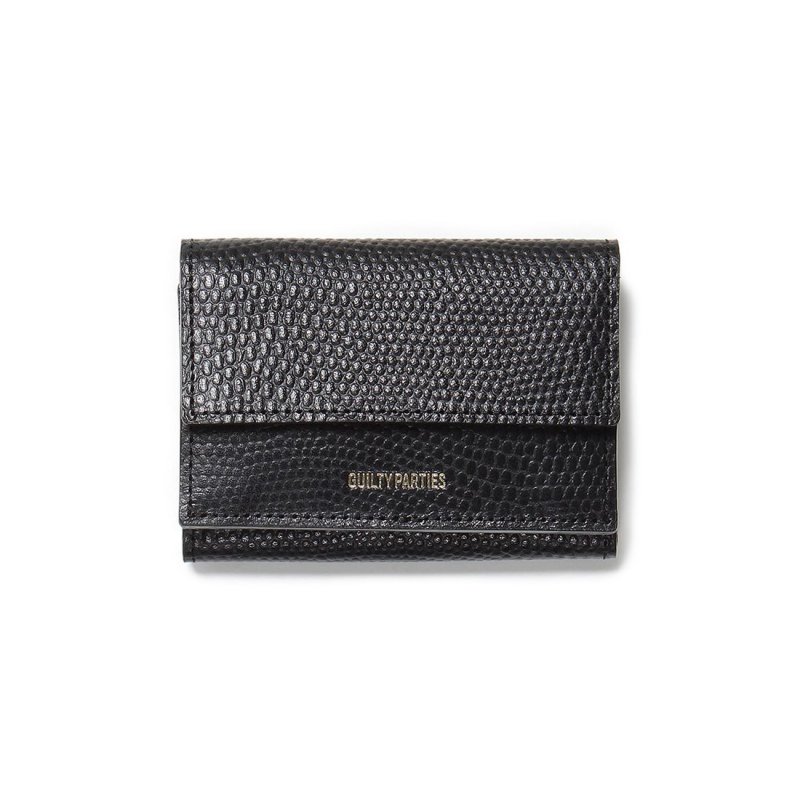 画像1: WACKO MARIA/SPEAK EASY / EMBOSS LEATHER MINI WALLET（LIZARD）［ミニウォレット-24春夏］