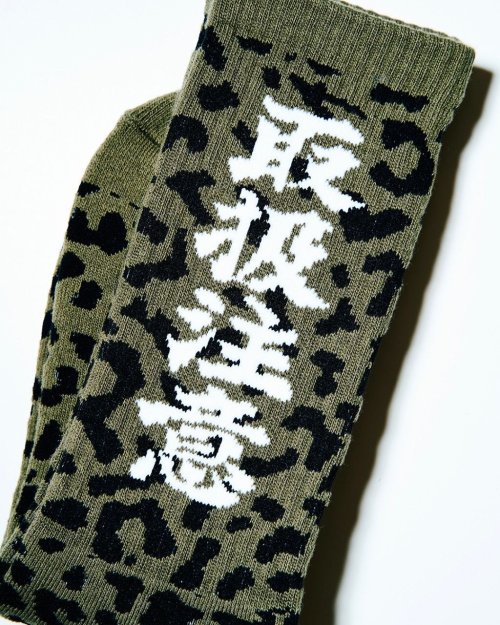 他の写真3: BlackEyePatch/HWC LEOPARD PATTERNED SOCKS（OLIVE）