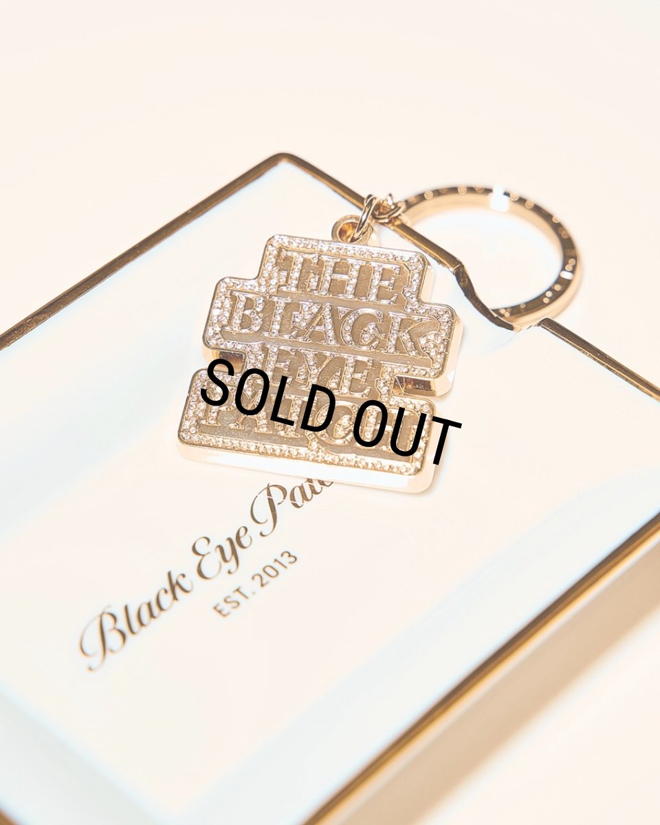 画像3: BlackEyePatch/RHINESTONED OG LABEL PLATED KEYCHAIN（GOLD） (3)