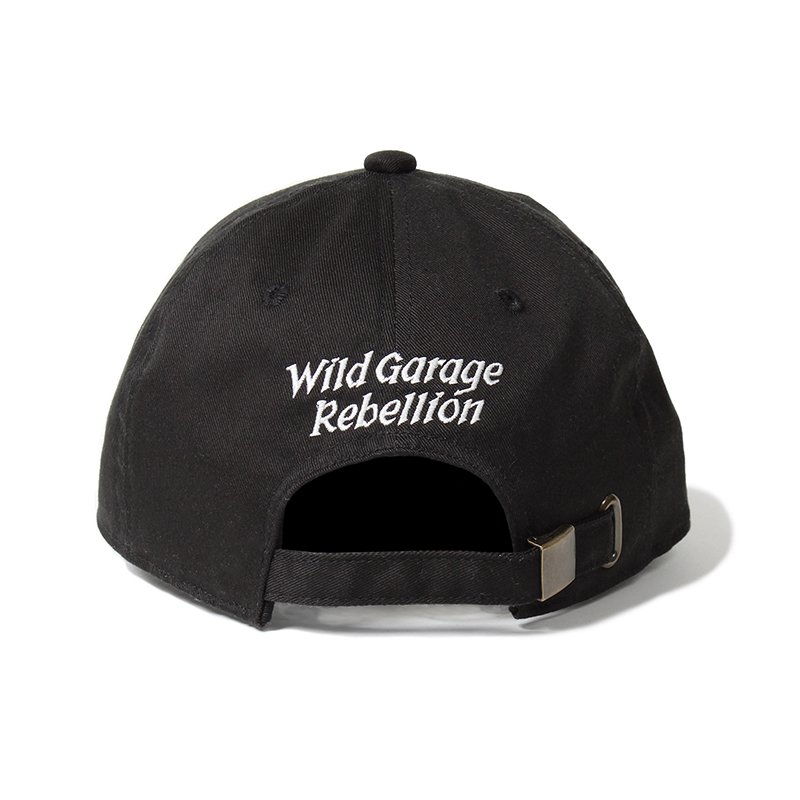 画像2: WACKO MARIA/6 PANEL CAP（BLACK）［6パネルキャップ-24春夏］