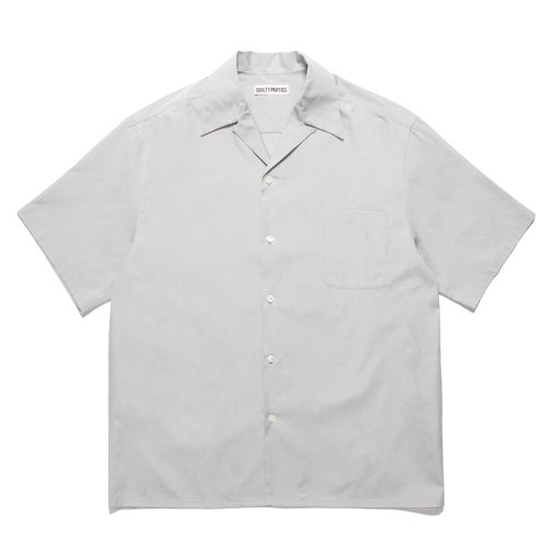 他の写真1: WACKO MARIA/TESSITURA MONTI / OPEN COLLAR SHIRT（GRAY）［オープンカラーシャツ-24春夏］