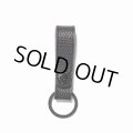 WACKO MARIA/EMBOSS LEATHER KEY HOLDER（LIZARD）（BLACK/BLACK）［レザーキーホルダー-24秋冬］