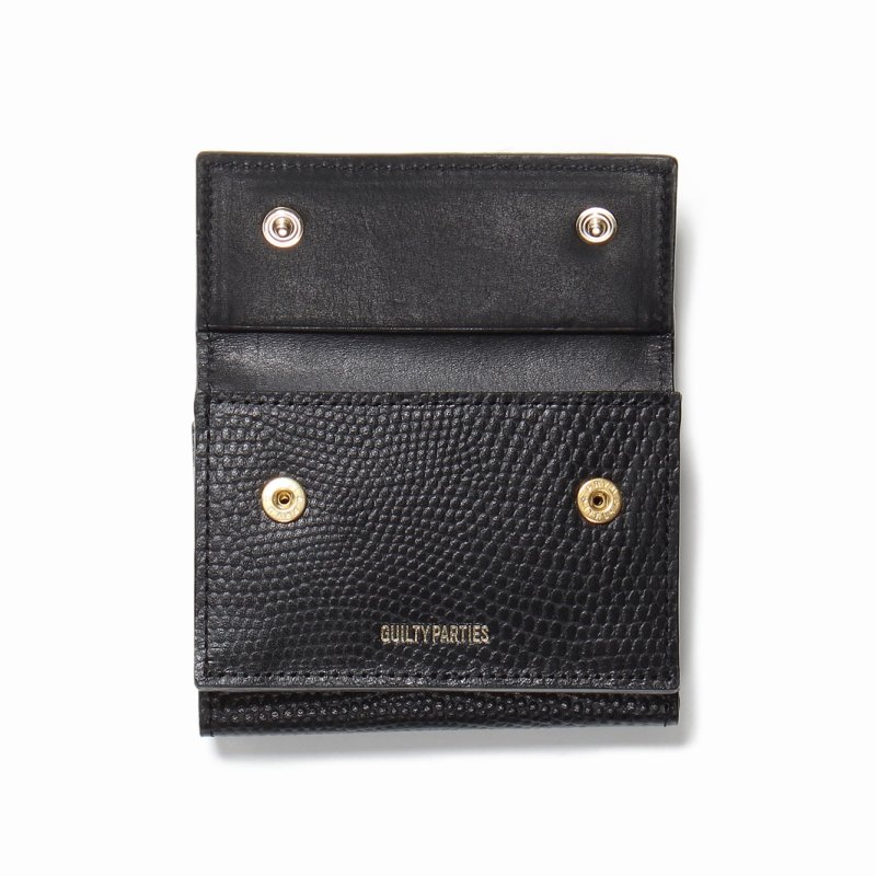 画像2: WACKO MARIA/SPEAK EASY / EMBOSS LEATHER MINI WALLET（LIZARD）［ミニウォレット-24春夏］