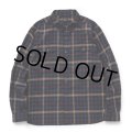 【30%OFF】RATS/OMBRE CHECK SHIRT（BLACK CHECK）［オンブレチェックシャツ-24春夏］