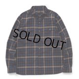 【30%OFF】RATS/OMBRE CHECK SHIRT（BLACK CHECK）［オンブレチェックシャツ-24春夏］