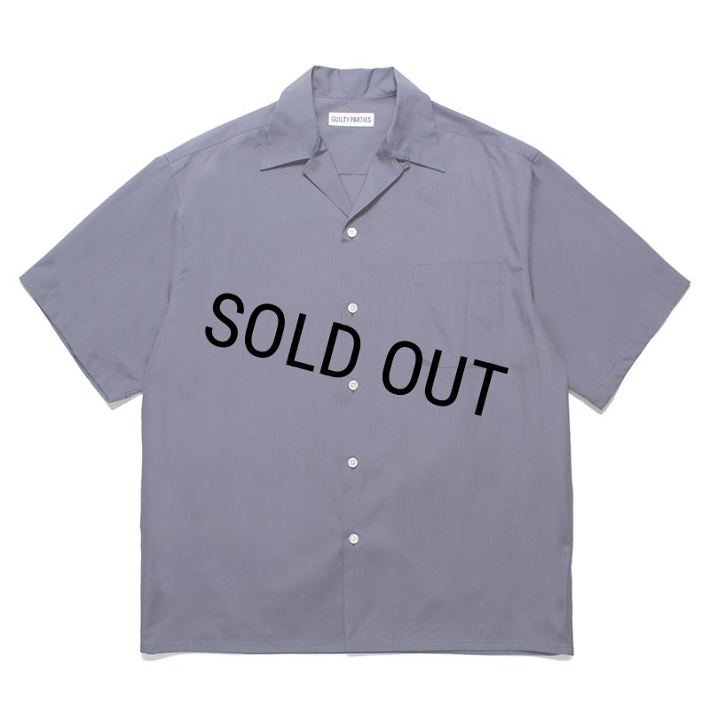 WACKO MARIA/TESSITURA MONTI / OPEN COLLAR SHIRT（NAVY）［オープン