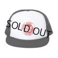 PORKCHOP/STENCIL CS MESH CAP（WHITE/BLACK）［メッシュキャップ-23秋冬］