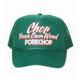 画像1: PORKCHOP/CHOP YOUR OWN WOOD CAP（KELLY GREEN）［メッシュキャップ-23秋冬］ (1)