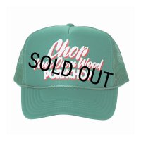 PORKCHOP/CHOP YOUR OWN WOOD CAP（KELLY GREEN）［メッシュキャップ-23秋冬］