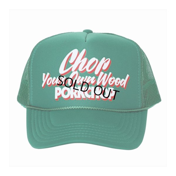 画像1: PORKCHOP/CHOP YOUR OWN WOOD CAP（KELLY GREEN）［メッシュキャップ-23秋冬］