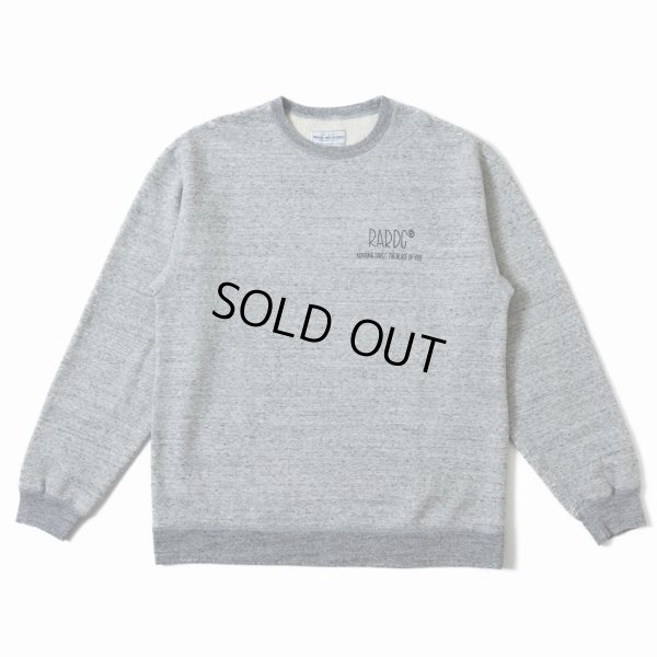 画像2: 【50%OFF】ROUGH AND RUGGED/Y.O CREW（グレー）［クルーネックスウェット-22春夏］