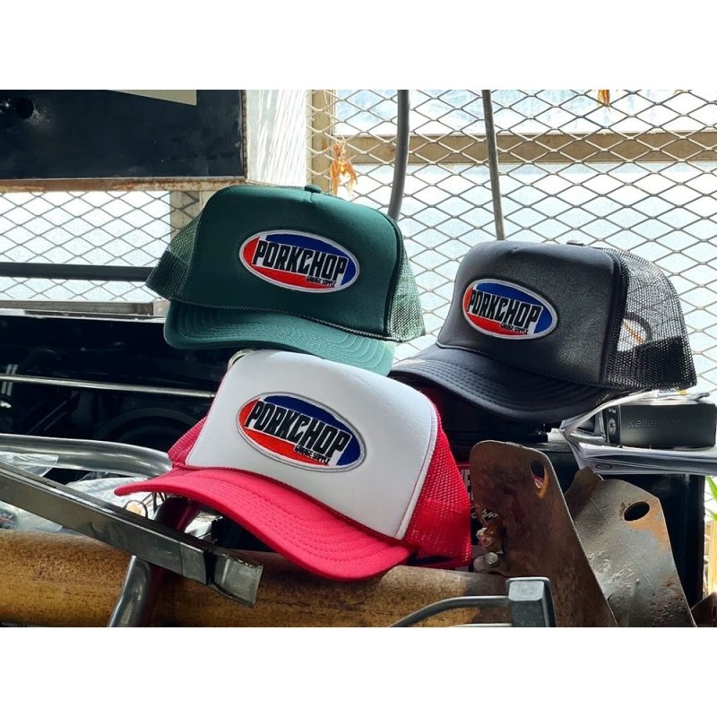 画像3: PORKCHOP/2nd OVAL MESH CAP（BLACK）［メッシュキャップ-24春夏］