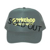 PORKCHOP/WHEEL LOGO MESH CAP（DARK GREEN）［メッシュキャップ-23秋冬］