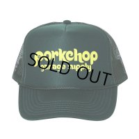 PORKCHOP/WHEEL LOGO MESH CAP（DARK GREEN）［メッシュキャップ-23秋冬］