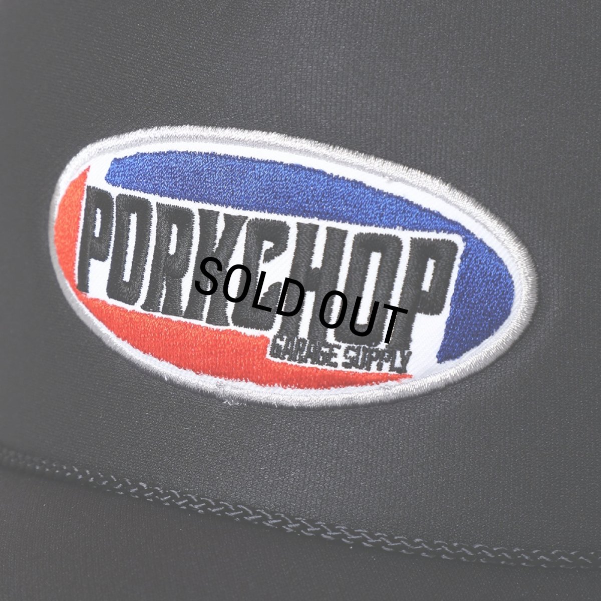 画像3: PORKCHOP/2nd OVAL MESH CAP（BLACK）［メッシュキャップ-24春夏］ (3)