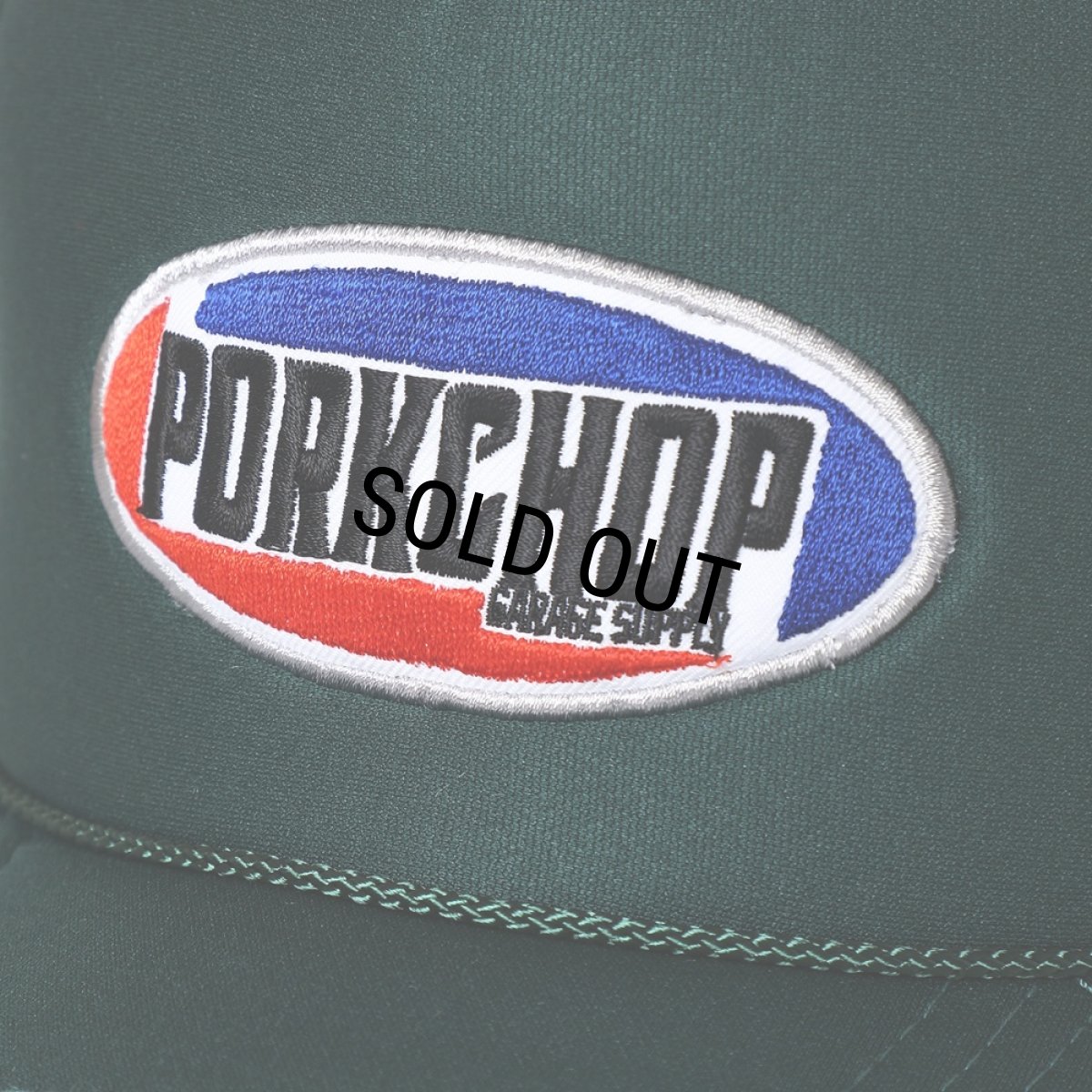 画像3: PORKCHOP/2nd OVAL MESH CAP（GREEN）［メッシュキャップ-24春夏］ (3)