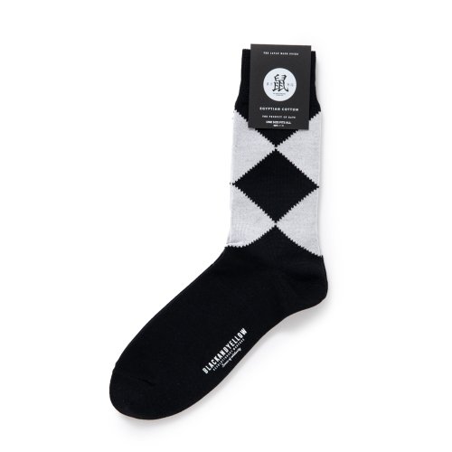 他の写真3: 【30%OFF】RATS/50'S EGYPTIAN COTTON ARGYLE SOCKS（BLACK）［ソックス-24春夏］