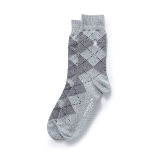 他の写真1: RATS/COTTON ACRYLIC ARGYLE SOCKS（GRAY）［ソックス-24春夏］