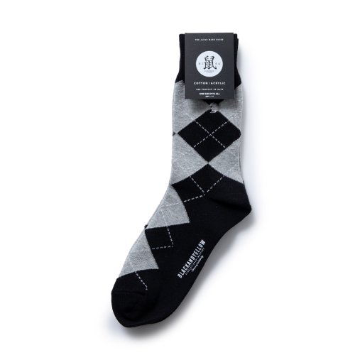 他の写真3: 【30%OFF】RATS/COTTON ACRYLIC ARGYLE SOCKS（BLACK）［ソックス-24春夏］