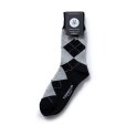 画像3: 【30%OFF】RATS/COTTON ACRYLIC ARGYLE SOCKS（BLACK）［ソックス-24春夏］ (3)