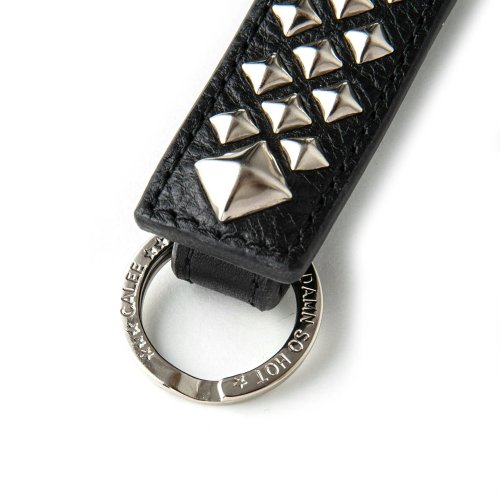 他の写真2: CALEE/STUDS LEATHER SNAP KEY RING（BLACK）［スナップレザーキーリング-24春夏］