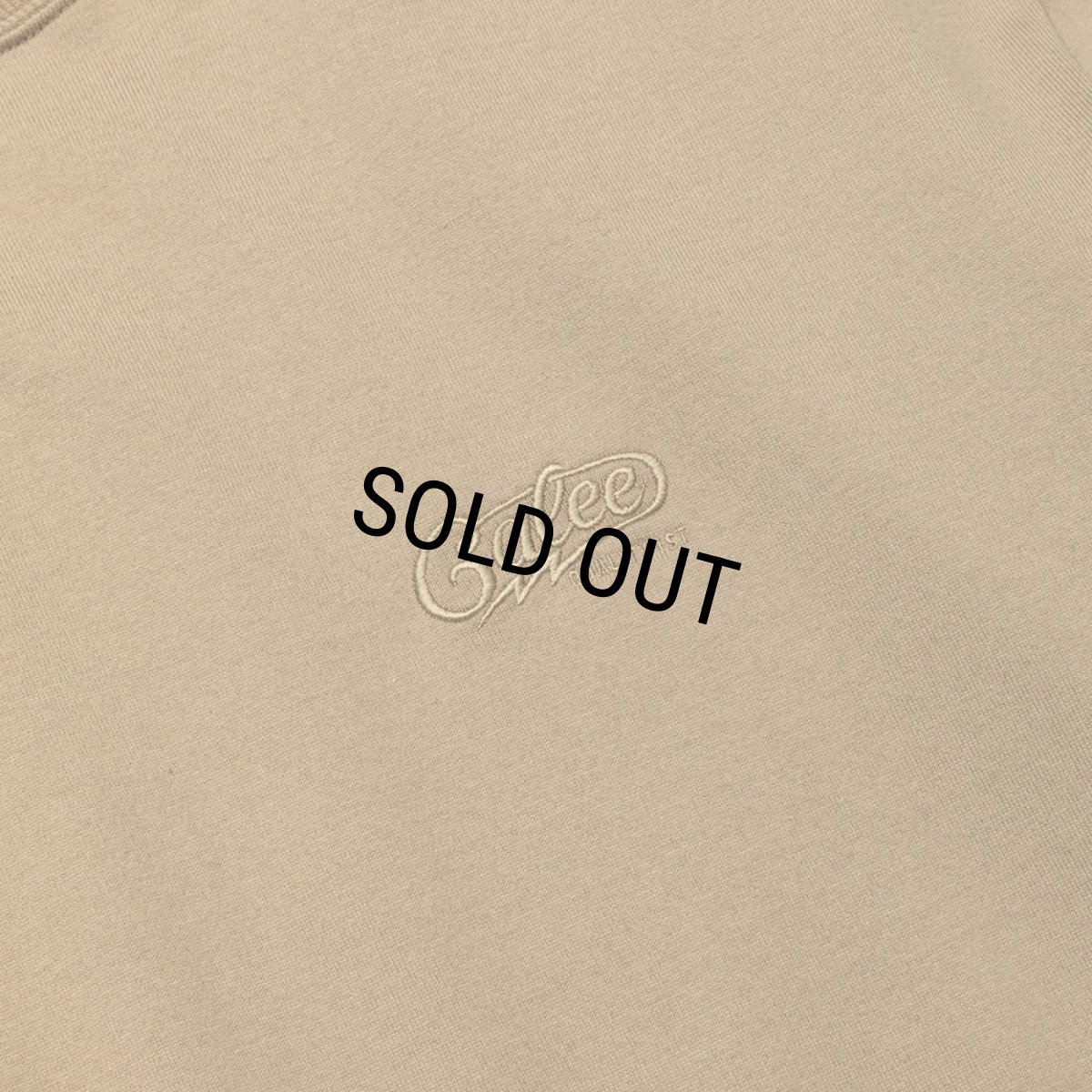 画像3: 【40%OFF】CALEE/EMBROIDERY DROP SHOULDER S/S TEE（BEIGE）［ドロップショルダー刺繍T-24春夏］ (3)