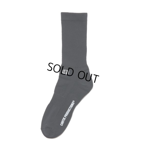 画像1: COOTIE PRODUCTIONS/Raza Middle Socks（Black）［ミドルソックス-24春夏］