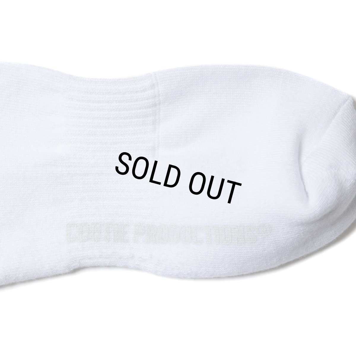 画像2: COOTIE PRODUCTIONS/Raza Middle Socks（White）［ミドルソックス-24春夏］ (2)