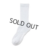 COOTIE PRODUCTIONS/Raza Middle Socks（Powder Blue）［ミドルソックス-24春夏］