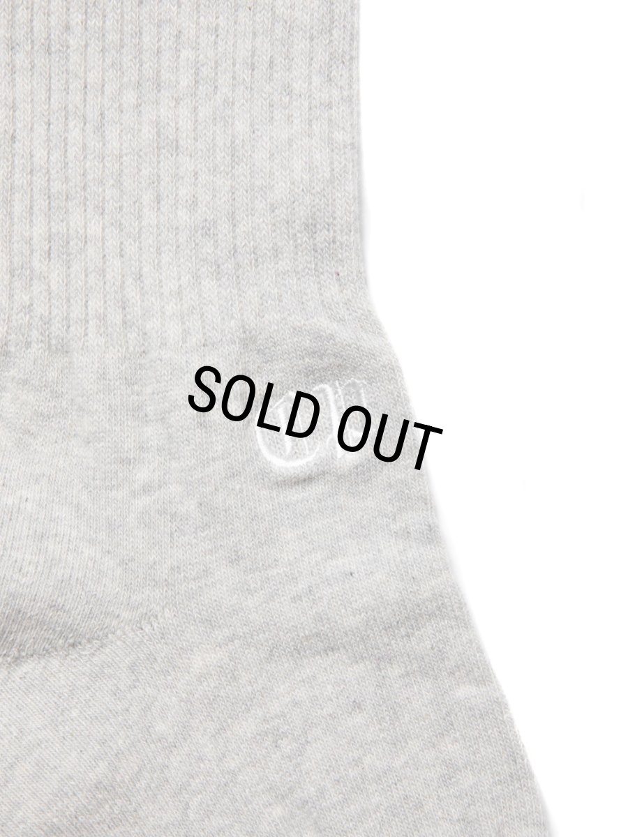 画像2: COOTIE PRODUCTIONS/Raza Middle Socks（Ash Gray）［ミドルソックス-24春夏］ (2)