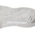 画像3: COOTIE PRODUCTIONS/Raza Middle Socks（Ash Gray）［ミドルソックス-24春夏］ (3)