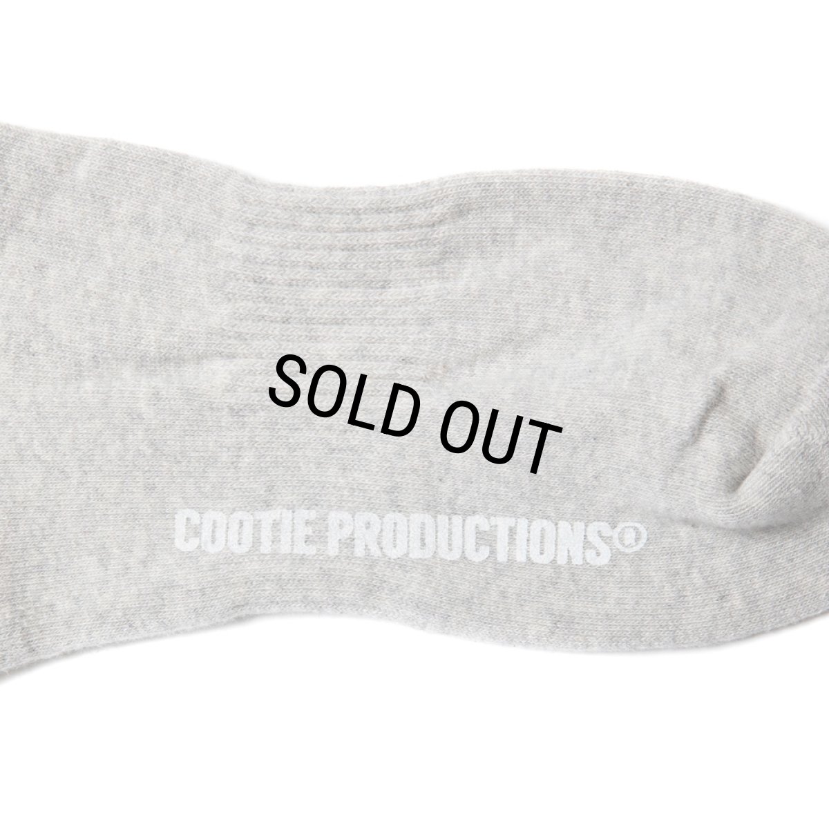 画像3: COOTIE PRODUCTIONS/Raza Middle Socks（Ash Gray）［ミドルソックス-24春夏］ (3)