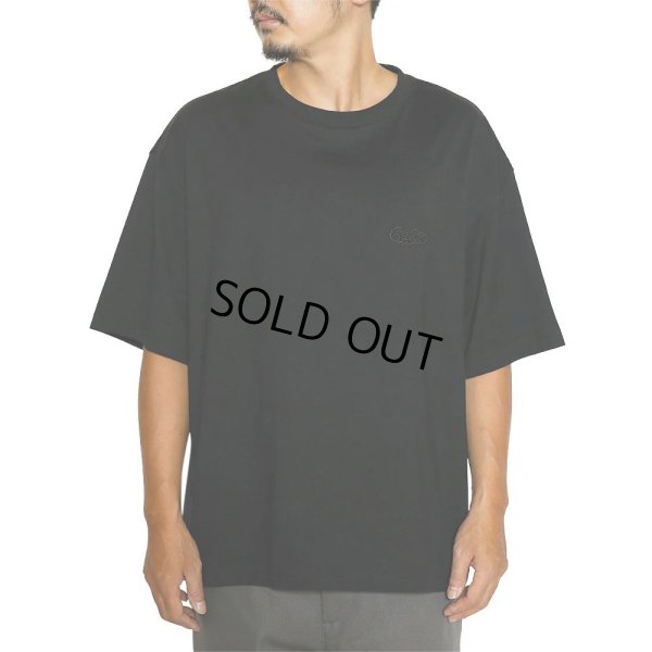 画像2: 【30%OFF】CALEE/EMBROIDERY DROP SHOULDER S/S TEE（NAVY）［ドロップショルダー刺繍T-24春夏］