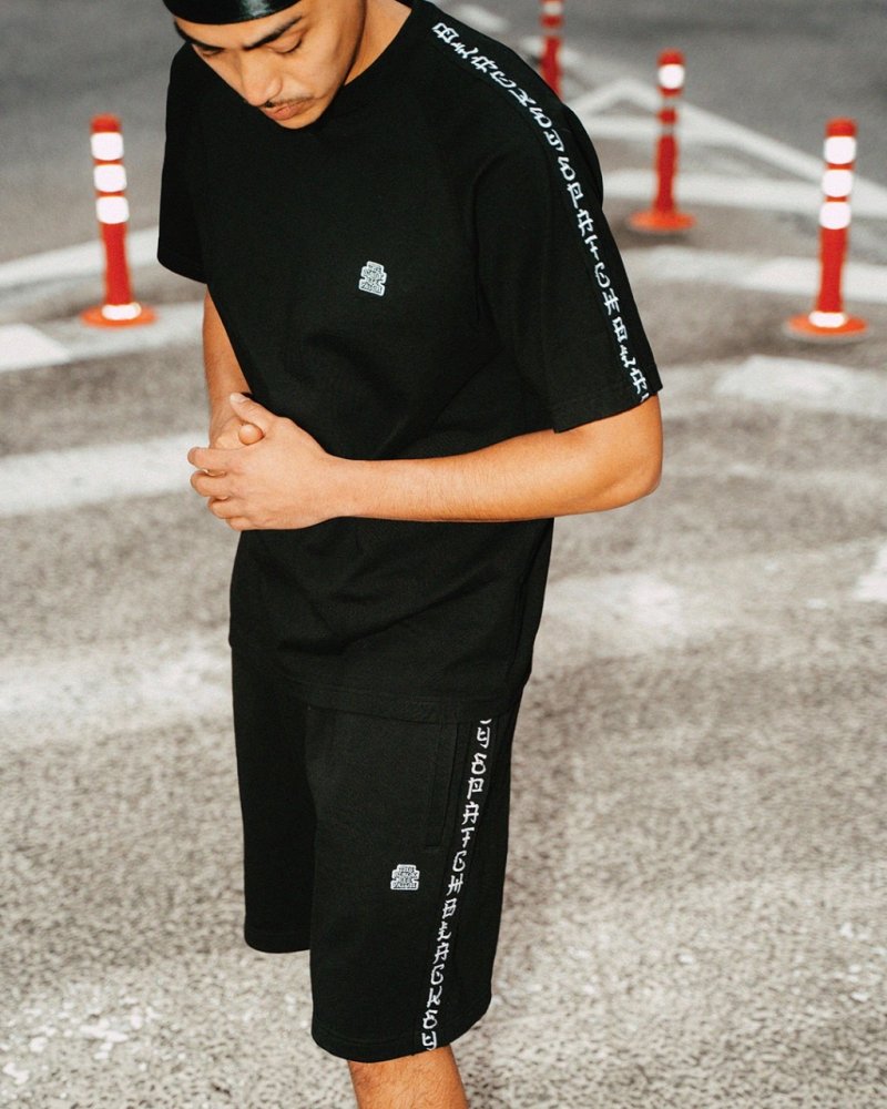 画像3: BlackEyePatch/KANJI TAPED SWEAT SHORTS（BLACK）