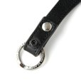 画像5: CALEE/STUDS LEATHER SNAP KEY RING（BLACK）［スナップレザーキーリング-24春夏］