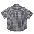 画像2: COOTIE PRODUCTIONS/Dobby Check S/S Shirt（Black）［ドビーチェックシャツ-24春夏］ (2)