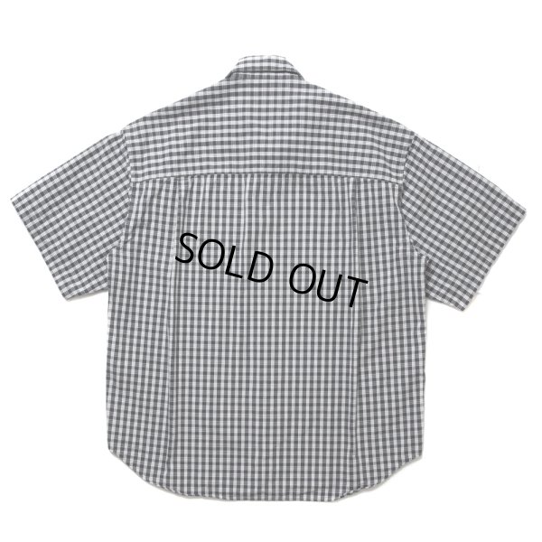 画像2: COOTIE PRODUCTIONS/Dobby Check S/S Shirt（Black）［ドビーチェックシャツ-24春夏］