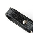 画像4: CALEE/STUDS LEATHER SNAP KEY RING（BLACK）［スナップレザーキーリング-24春夏］