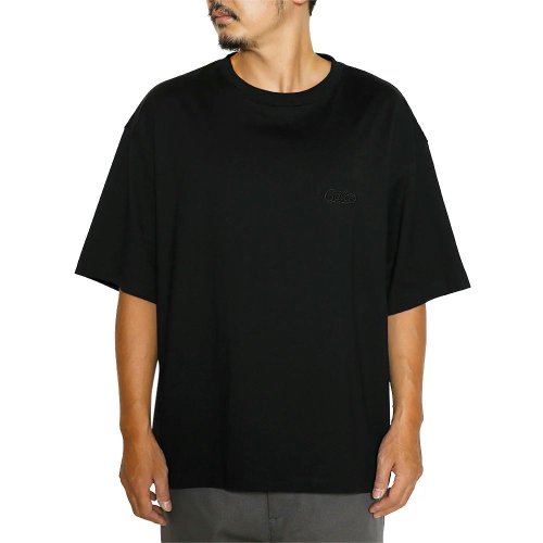 他の写真2: CALEE/EMBROIDERY DROP SHOULDER S/S TEE（BLACK）［ドロップショルダー刺繍T-24春夏］