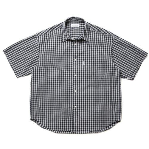 他の写真1: COOTIE PRODUCTIONS/Dobby Check S/S Shirt（Black）［ドビーチェックシャツ-24春夏］