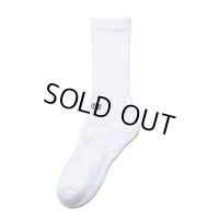 COOTIE PRODUCTIONS/Raza Middle Socks（White）［ミドルソックス-24春夏］
