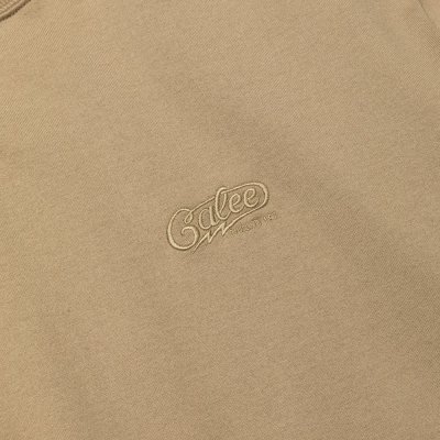 画像3: 【40%OFF】CALEE/EMBROIDERY DROP SHOULDER S/S TEE（BEIGE）［ドロップショルダー刺繍T-24春夏］