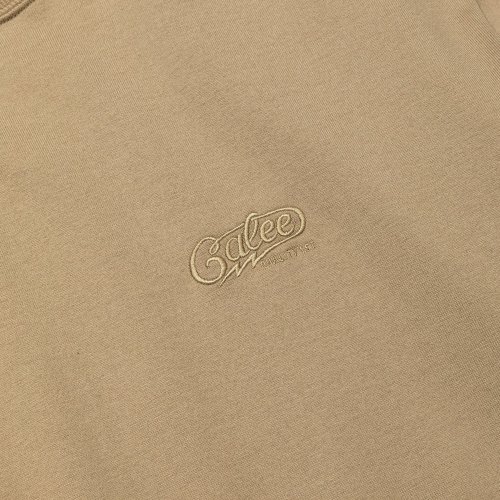 他の写真3: CALEE/EMBROIDERY DROP SHOULDER S/S TEE（BEIGE）［ドロップショルダー刺繍T-24春夏］