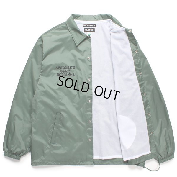 画像3: WACKO MARIA/舐達麻 / HIGH TIMES / COACH JACKET（GREEN）［コーチJKT-24春夏］