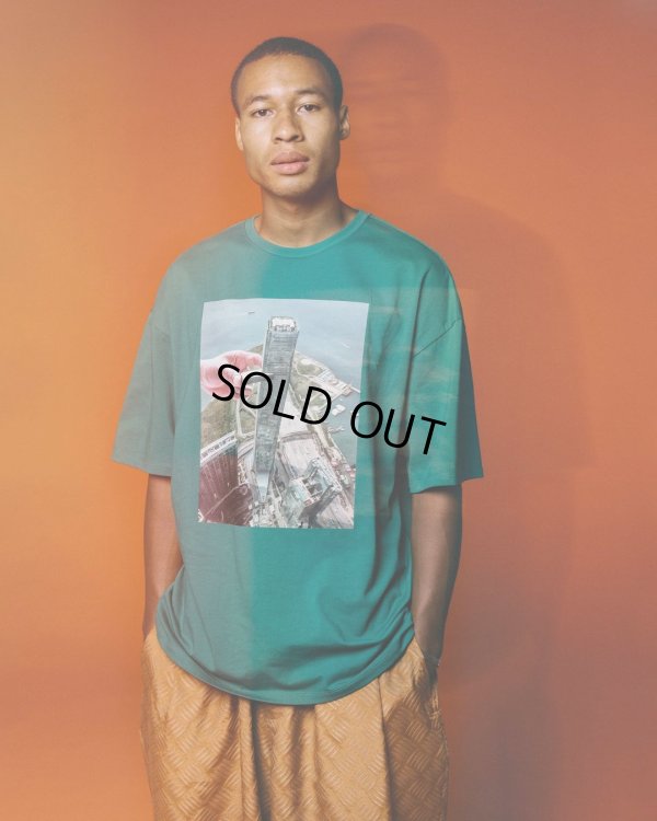 画像4: 【30%OFF】TIGHTBOOTH/JENGA T-SHIRT（Green）［プリントT-24春夏］